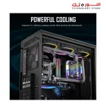 ANTEC AX90 Mid-Tower High-Airflow Mesh Front Panel, 4 x 120mm ARGB Fans Included + PSU Antec ATOM B650 +80 Bronze Certified