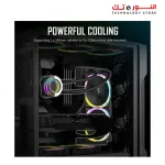 ANTEC AX90 Mid-Tower High-Airflow Mesh Front Panel, 4 x 120mm ARGB Fans Included + PSU Antec ATOM B650 +80 Bronze Certified
