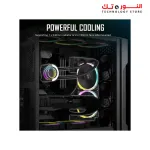 ANTEC AX90 Mid-Tower High-Airflow Mesh Front Panel, 4 x 120mm ARGB Fans Included + PSU Antec  Semi Modular  750W   +80 Bronze Certified