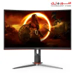AOC C27G2Z 27" Curved Frameless Ultra-Fast Gaming Monitor, FHD 1080p, 0.5ms, VA, 240Hz, FreeSync, HDMI/DP/VGA, Height Adjustable