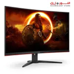 AOC C32G2ZE Curved Gaming Monitor 31.5-inch Full HD 1920x1080, HDR Mode, VA Panel - Type, 240Hz Refresh Rate, 0.5ms Response Time, AMD FreeSync Premium Technology
