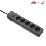 APC Essential SurgeArrest 5 Outlet 2 USB Ports Black 230V Germany