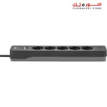 APC PME5U2B-GR Essential SurgeArrest Charger with 5 Outlets and 2 USB Ports, 230 Volt - Black