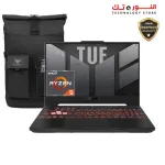 ASUS TUF A15 FA507NU-LP007W Gaming Laptop AMD R5-7535HS 8GB RAM DDR5 – 512GB SSD – RTX 4050 6GB – 15.6 Inch FHD 144Hz 100%SRGB - WIN 11 Gray + Backpack