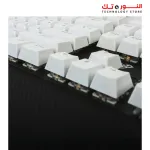 Aula F2088 Full Mechanical Gaming Keyboard With Rainbow Backlit LED -Arabic/English-WHITE