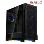GAMDIAS ATHENA P1 Black 4F-RGB Mid-Tower Gaming Case