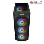 GAMDIAS AURA GC1 ELITE Mesh ARGB Mid-Tower ATX Case + HELIOS E1-600W