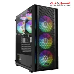 GAMDIAS AURA GC2 Elite ARGB Mid Tower Gaming Case + PSU HELIOS E1-600W