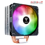 GAMDIAS BOREAS E1-410 ARGB CPU Cooler - 4 Copper Heatpipes With Hydraulic Bearing PWM Fan BLACK