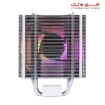 GAMDIAS BOREAS E1-410 ARGB CPU Cooler - 4 Copper Heatpipes With Hydraulic Bearing PWM Fan WHITE