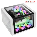 GAMDIAS NESO P1 WHITE Dual-Chamber Gaming Case Without FANS