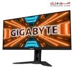 GIGABYTE - M34WQ - 34 IPS Ultrawide Gaming Monitor - WQHD 3440x1440 - 144Hz - 1ms MPRT - AMD FreeSync Premium - Type C KVM - HDMI DP Type C - Height Adjustable
