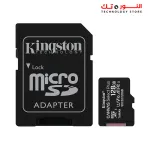 kingston 128GB micSDXC Canvas Select Plus 100R A1 C10 Card + ADP, SDCS2/128GB, black