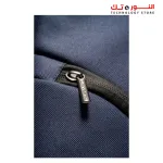 L'AVVENTO -BG806 Laptop Backpag-, Made by High Quality Polyester Foamed Material with L'AVVENTO Zipper Puller fits up to 15.6"- Blue*Brown