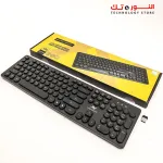L'AVVENTO (KB206) 2.4G Wireless Keyboard – US+Arabic layout Injection – Black