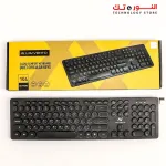 L'AVVENTO (KB206) 2.4G Wireless Keyboard – US+Arabic layout Injection – Black