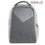 L'AVVENTO (BG816) Laptop Backpack, Made by High Quality Nylon Material with L'AVVENTO Zipper Puller fits up to 15.6"- Gray