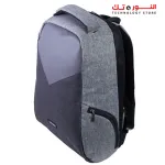 L'AVVENTO (BG816) Laptop Backpack, Made by High Quality Nylon Material with L'AVVENTO Zipper Puller fits up to 15.6"- Gray