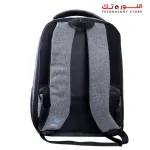 L'AVVENTO (BG816) Laptop Backpack, Made by High Quality Nylon Material with L'AVVENTO Zipper Puller fits up to 15.6"- Gray