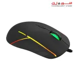 Marvo Gaming Mouse G924 High-precision 10,000 DPI Optical Ambidextrous Ergonomic Design with 6 Different Lighting Modes - Black