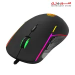 Marvo Gaming Mouse G924 High-precision 10,000 DPI Optical Ambidextrous Ergonomic Design with 6 Different Lighting Modes - Black