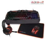 Meetion C500 (4 IN 1) Mouse+Arabic Keyboard+Headset+Mouse Pad Backlit Gaming Combo Kits