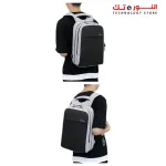 MEINAILI - 1802 15.6″ Laptop Backpack Waterproof With USB Outport gray