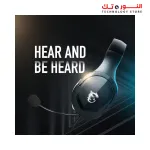 MSI Immerse GH20 Wired Gaming Headset  Adjustable Lightweight Design