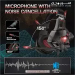 ONIKUMA K11 Gaming Headset with Mic, Noise Canceling 3D Surround Sound &amp; LED Light For Mobile PC PS4 Mac, Xbox One (adapter Not Included FOR Xbox)