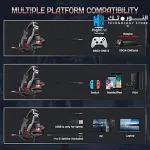 ONIKUMA K11 Gaming Headset with Mic, Noise Canceling 3D Surround Sound &amp; LED Light For Mobile PC PS4 Mac, Xbox One (adapter Not Included FOR Xbox)
