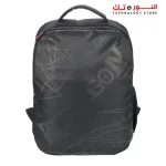 Redragon GB-76 Travel Laptop Backpack, Business Workstation Computer Gaming Backpack w/ Durable Double-Layer Fabric Liner, Modern Line Logo Print &amp; Large Front Pocket, Fits Up to 18" Laptop