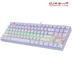 "redragon K552 Rainbow Mechanical Gaming Keyboard Blue Switch 87 Key Tkl Design "