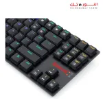 REDRAGON K607 APS TKL Low Profile Mechanical Gaming Keyboard - RGB Backlit - Blue Switches - Type C Detachable Cable