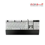 Aula F2088 Full Mechanical Gaming Keyboard With Rainbow Backlit LED -Arabic/English-WHITE