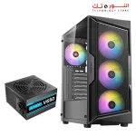 ANTEC AX61 Elite, High-Airflow Mesh Front Panel, 4 x 120mm ARGB Fans Included + PSU ANTEC ATOM V650