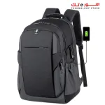 Rahala 2209 17-Inch THREE Compartment Laptop Travel Waterproof Business With USB Charging, Black