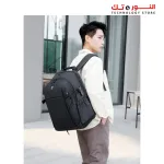 Rahala 2204 Laptop Backpack 15.6 Inch With iPad Pocket - Black