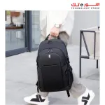 Rahala 2209 17-Inch THREE Compartment Laptop Travel Waterproof Business With USB Charging, Black