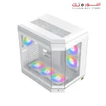 XIGMATEK Cubi ARCTIC 6 ARGB FAN Super Tower Case