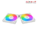 XIGMATEK Starlink Arctic (3PCS White Easy Clip On &amp; Smart Link Fan,2PCS ARGB &amp; PWM Cable,Mini ARGB Controller,Color Box)