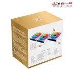 XIGMATEK Starlink Ultra Arctic (3PCS White Easy Clip On &amp; Smart Link Fan,ARGB &amp; PWM Cable,Galaxy II Fan Control Box &amp; Remote,Color Box)