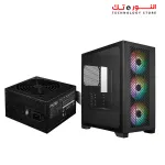 COOLER MASTER ELITE 301  3x 120mm ARGB fans + ELITE NEX PN700 700W PSU - USB Type-C Support