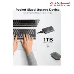 Lenovo 1TB PS6 External Portable SSD Type-C R:550 MB/W:500 MB/S    GXB1M24164