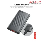 Lenovo 1TB PS6 External Portable SSD Type-C R:550 MB/W:500 MB/S    GXB1M24164