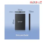 Lexar 1TB SL500 USB 3.2 Gen 2x2 Portable SSD R:2000MB/s,W:1800MB/s LSL500X001T-RNBNG