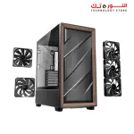 Antec Flux Wood Mesh, 5 x PWM Fans Included, High-Airflow Front Panel with Walnut Wood, Type-C, 420mm Radiator & Back Connect Motherboard Support