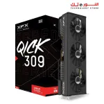 XFX Speedster QICK309 Radeon RX 7600XT Gaming Graphics Card with 16GB GDDR6 AMD RDNA 3