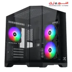 XIGMATEK CUBI M NANO MICRO TOWER RAINBOW 3 FAN