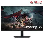 SAMSUNG LS32DG502EUXEN 32-Inch Odyssey G50D Series QHD Fast IPS Gaming Monitor, 1ms, VESA DisplayHDR 400, 180Hz, AMD FreeSync, Adjustable Stand, Eye Saver Mode