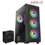 Aerocool FALCON ARGB PC MID TOWER CASE VX PLUS 600 POWER SUPPLY
